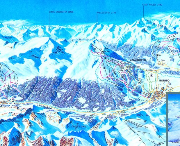 Skimapa Alta Valtellina