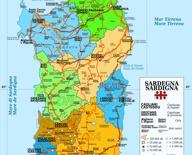 Mapka Sardinie 04