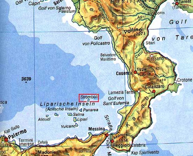 Mapa Liparských ostrovů 02