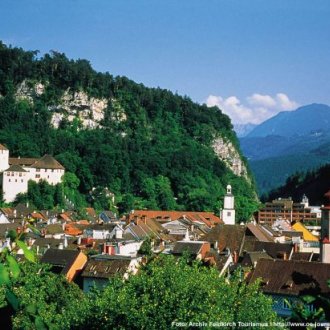 Historické městečko Feldkirch