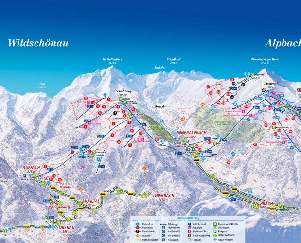 Skimapa Ski-Juwel Alpbachtal-Wildschönau 01