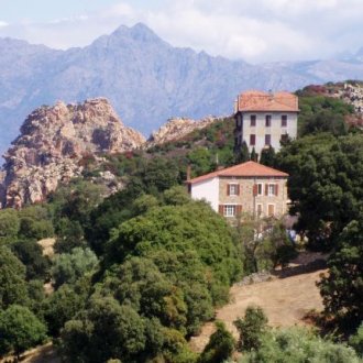 Korsická horská vesnička