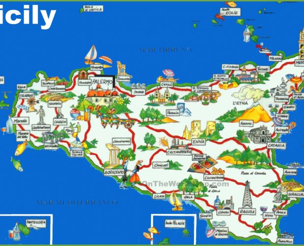 Mapa Sicílie 02
