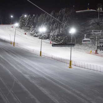 Monte Bondone - večerní lyžování