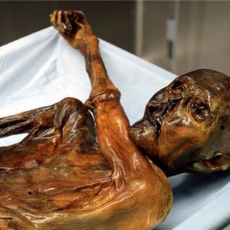 Bolzano - mumie ledový muž Ötzi 
