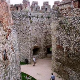 Mohutný hrad Siklós