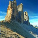 Impozantní Tre Cime di Lavaredo - pod nimi startujeme