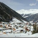 Kaunertal  - obec Feichten v zimě