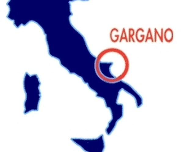 Situační mapka Gargana