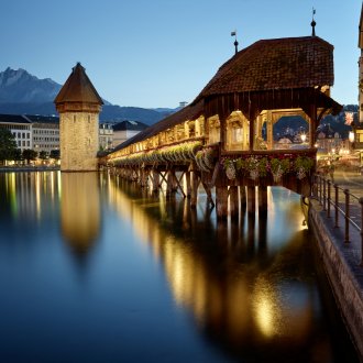 Kapellbrücke a Wasserturm, Luzern Tourismus, Beat Brechbühl