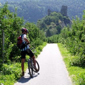Ze St. Mořice přes Merano do Bolzana na kole