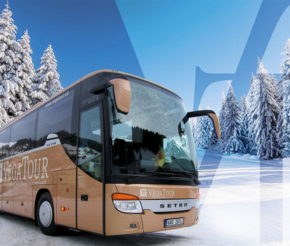 Zimní autobusová doprava do Francie